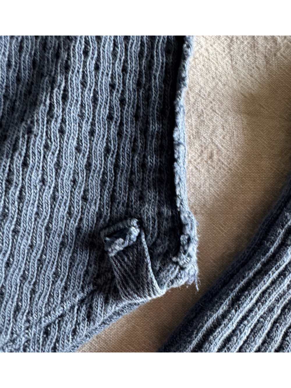 We The Free Keyhole Blue Henley - Picture 2 of 6
